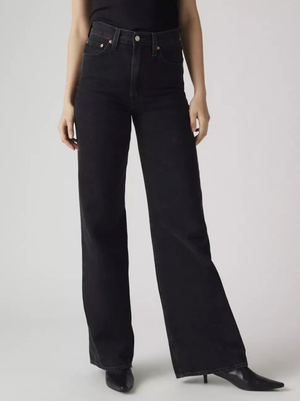 Levi's Ribcage Wide Leg Women's Jeans, size 30x30 - Picture 2 of 5